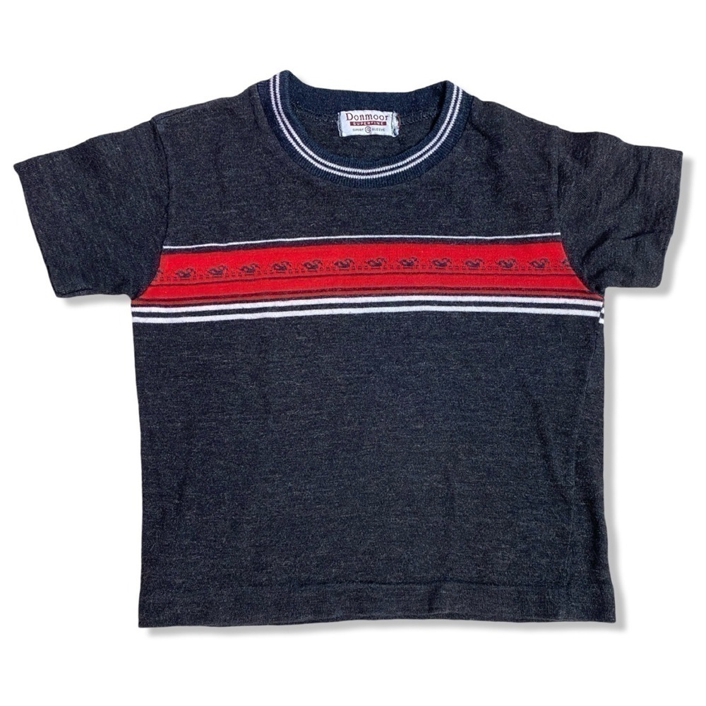 ⭐️VINTAGE Donmoor Boys Swan Stripe Shirt
